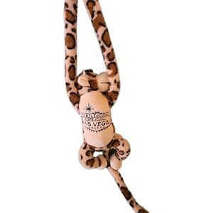 "Welcome to Las Vegas Nevada" Monkey Plush Stuffed Animal Toy Rust Hanging Arms